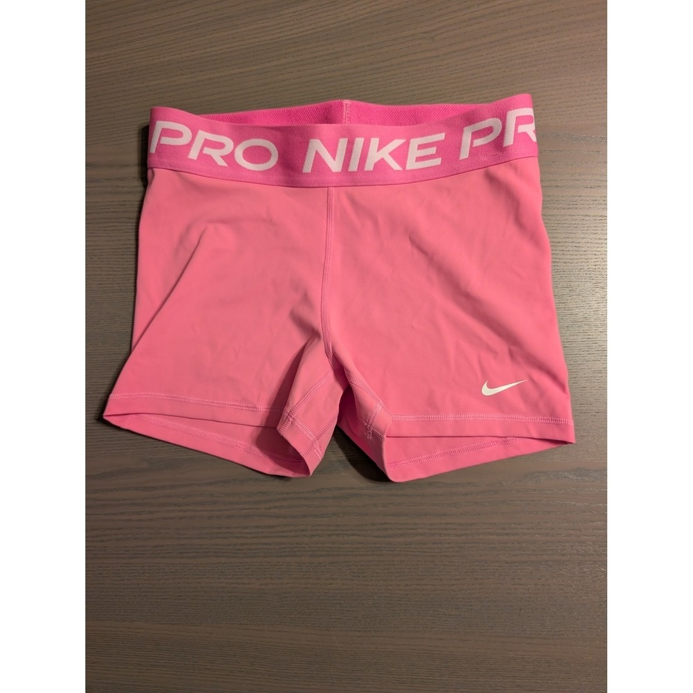 NWT Nike Pro Womens 3 Inch Training Shorts Pink Size Small